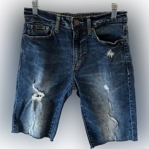 American Eagle Men’s Blue Jean Shorts. Size Men’s 28. Color Blue.